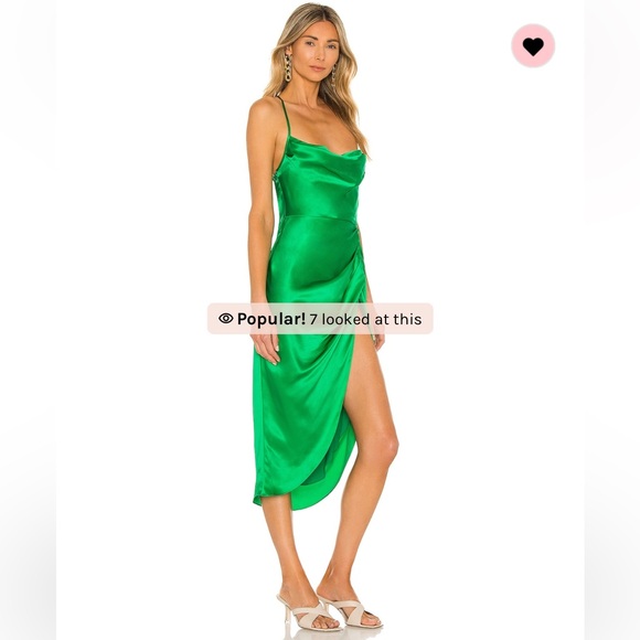 Amanda Uprichard Jasalina Dress in Jungle - Picture 1 of 6